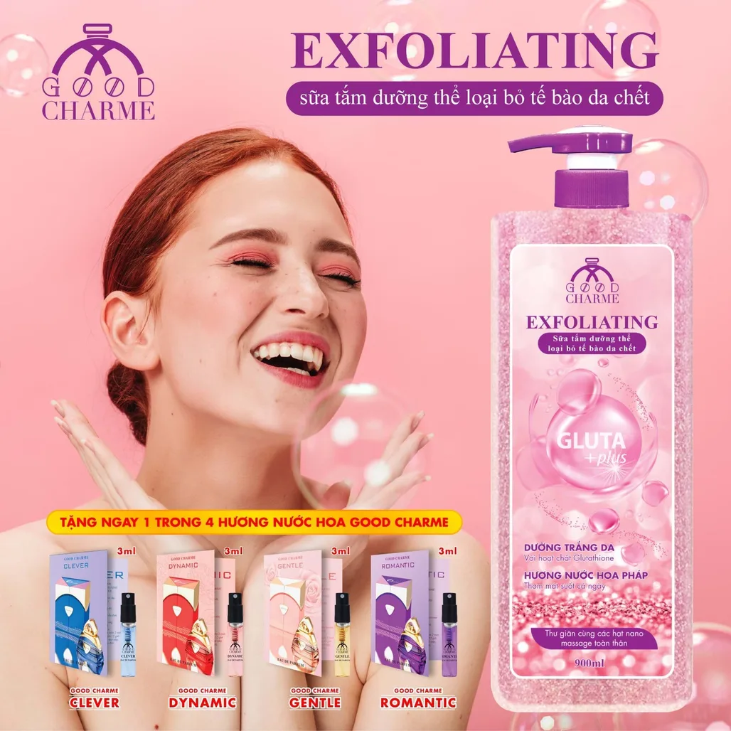 Sữa Tắm Tẩy Tế Bào Da Chết Charme Exfoliating