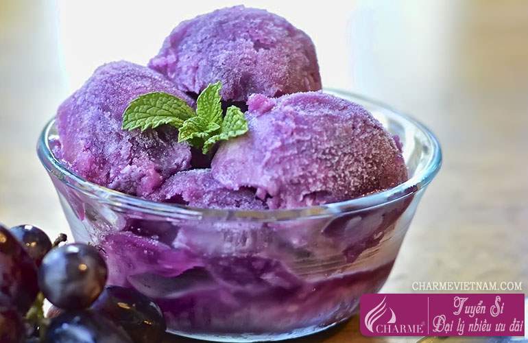 Kem Sorbet cầu vồng